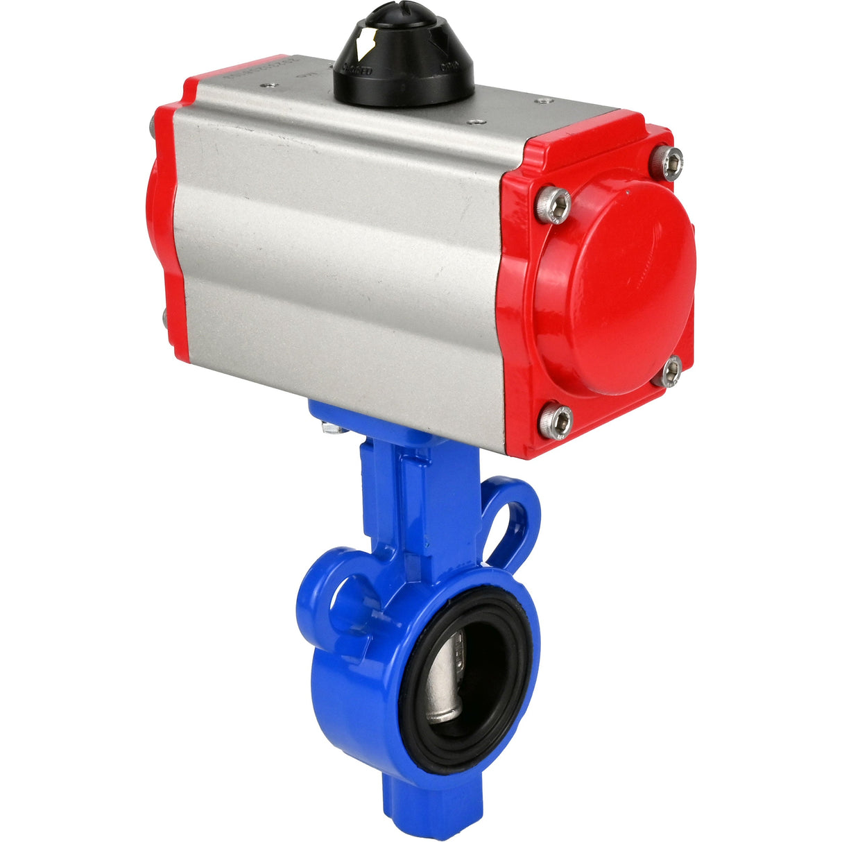 Water Butterfly Valve Elephant al-316l-epdm-elephant-da-4m310-110/220, body material - aluminium alloy, disk material - stainless steel AISI 316L, seal - EPDM, pneumatic actuator operated