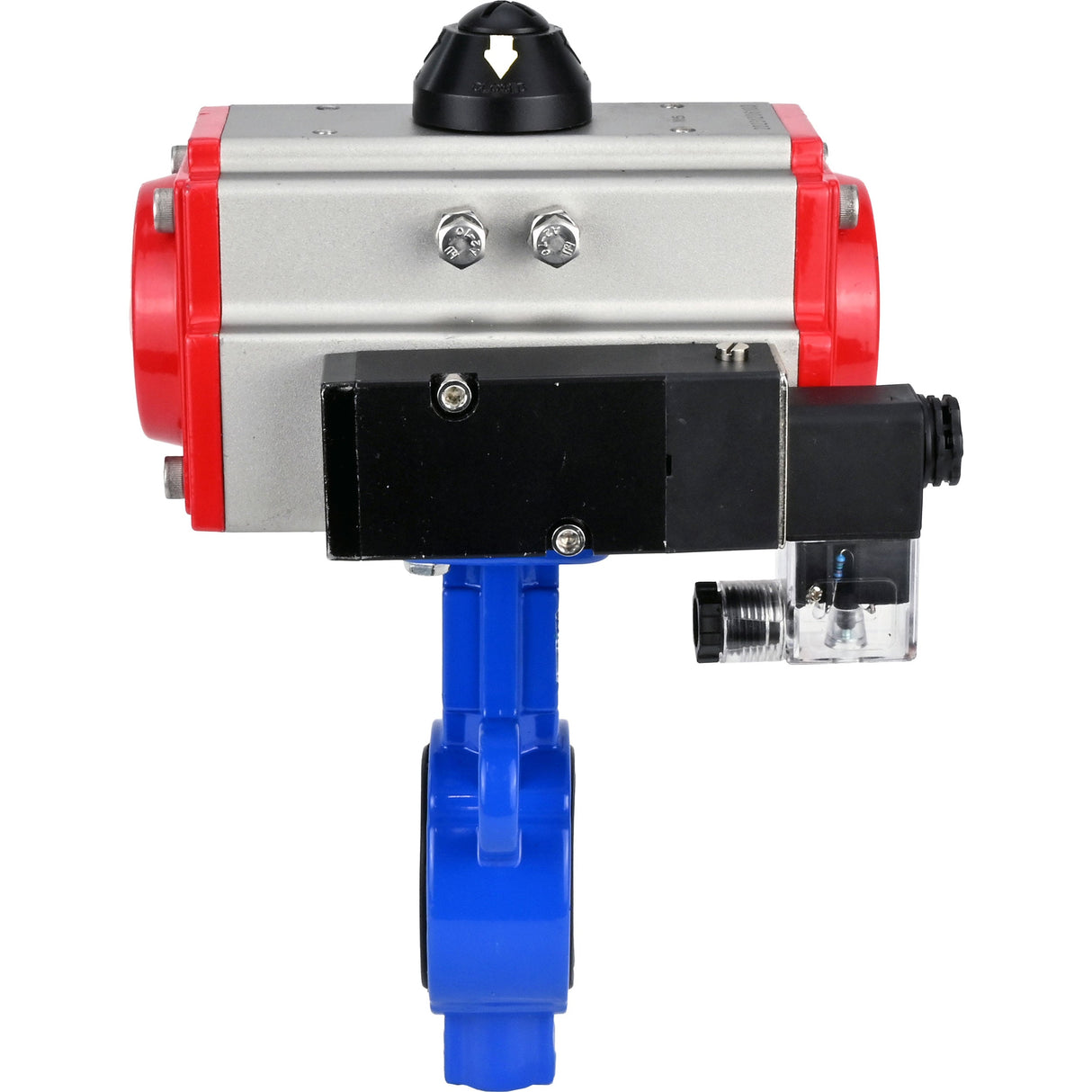 Water Butterfly Valve Elephant al-316l-epdm-elephant-da-4m310-110/220, body material - aluminium alloy, disk material - stainless steel AISI 316L, seal - EPDM, pneumatic actuator operated