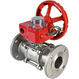 Stainless steel ball valve Elephant ksfpt-304-180-hgbf, body material - stainless steel AISI 304, ball material - stainless steel AISI 304, seal - PTFE, handle operated