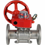 Stainless steel ball valve Elephant ksfpt-316-180-hgbf, body material - stainless steel AISI 316, ball material - stainless steel AISI 316, seal - PTFE, handle operated