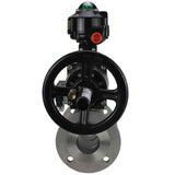 Ball valves Elephant BV3232P(2pc)-FP-F-ISO-H DN80-100 16 bar, full bore flanged, stainless steel SS316, seal - PTFE, with pneumatic actuator PA-DA-105-1 double acting, with pneumatic distributor 4M310-08 24V , with LSU APL-510N EX
