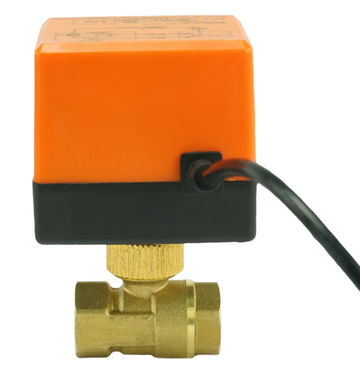 Brass ball valve Threaded standard port Elephant BV0030NP-SP-T-ED PN16 with electric actuated 220VAC without limit switches