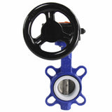 Water Butterfly Valve Elephant WCB-316L-PTFE body material - Carbon steel WCB, disk material - Stainless steel AISI 316L, seal - PTFE with gear Pro-Gear X-W