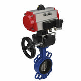 Water Butterfly Valve Elephant st-316l-viton-da-4m310-24v-hdm, body material - carbon steel WCB, disk material - stainless steel AISI 316L, seal - VITON, pneumatic actuator operated