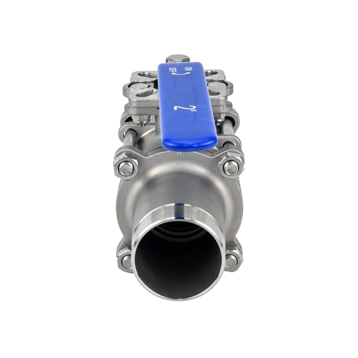 Ball valves Elephant BV3131P(3pc)-FP-W-ISO-H stainless steel SS304, full bore, three-piece, seal - PTFE, welded, with handle