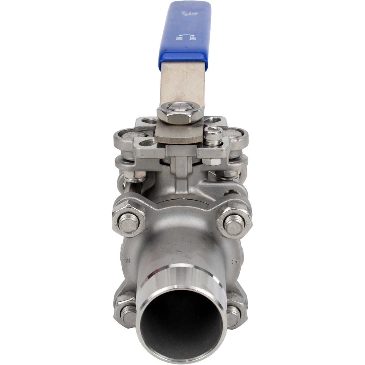 Ball valves Elephant BV3131P(3pc)-FP-W-H stainless steel SS304, full bore, three-piece, seal - PTFE, welded, with handle