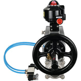 Ball valves Elephant BV3232P(3pc)-FP-W-ISO-H,  body material - Stainless steel AISI 316, seal - PTFE / PTFE / Teflon, with pneumatic actuator double action PA-DA-105-1, 4V320-10 220V, LSU APL-510N Ex