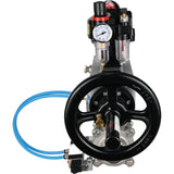 Ball valves Elephant BV3232P(3pc)-FP-W-ISO-H,  body material - Stainless steel AISI 316, seal - PTFE / PTFE / Teflon, with pneumatic actuator double action PA-DA-105-1, 4V320-10 220V, LSU APL-510N Ex, ATU AFC2000