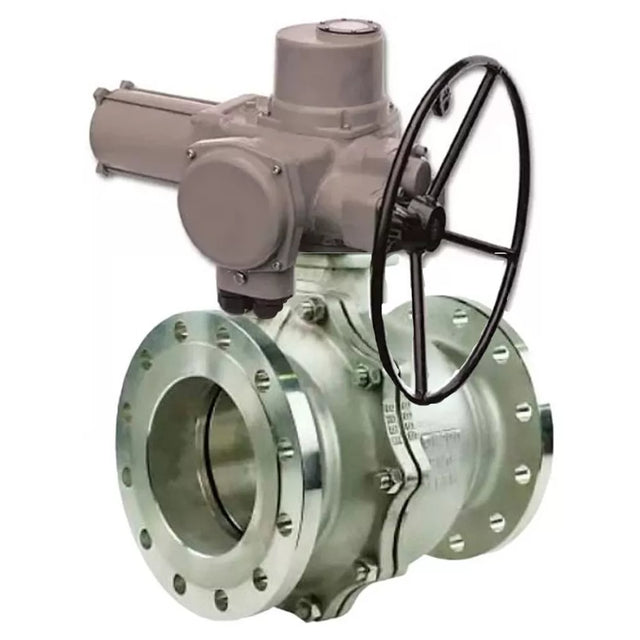 Ball valves Elephant BV3232P(2pc)-FP-F-ISO-R DN200-300 16 bar full bore flanged, body - stainless steel 316, with 1-turn electric drive GZ-OF 380V