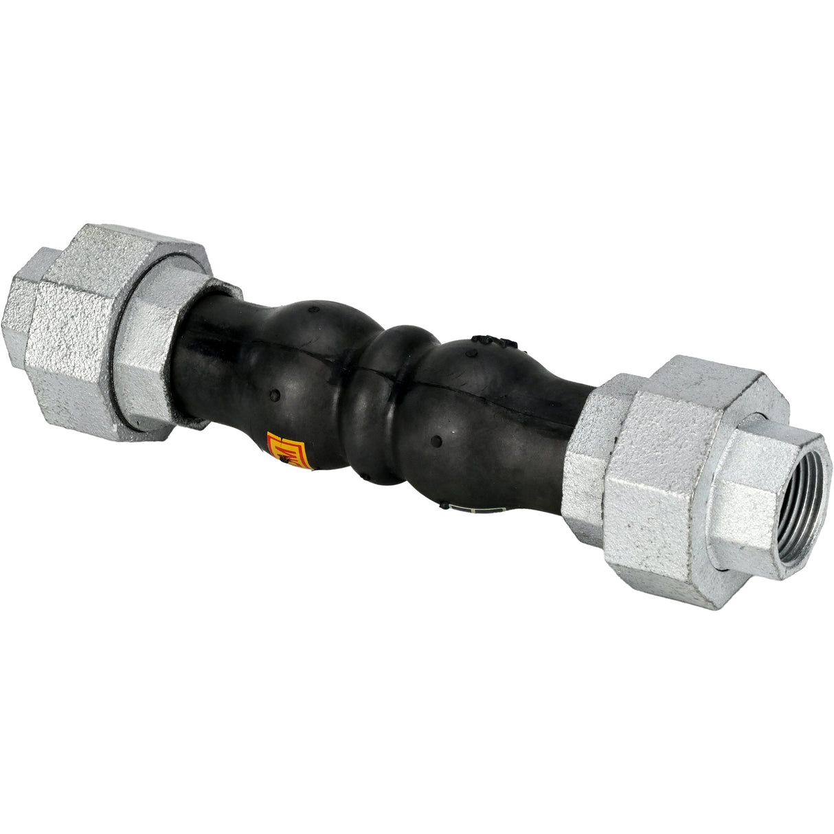 Rubber expansion joints Elephant CR-E17-T PN16, rubber insert (body) - EPDM, connection type - threaded, material of threaded elements - cast iron