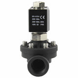 Two way normally open Semi-direct acting electric solenoid valve Elephant DW-51-NO EPDM G 110/220V, body material - Nylon 66, seal - EPDM