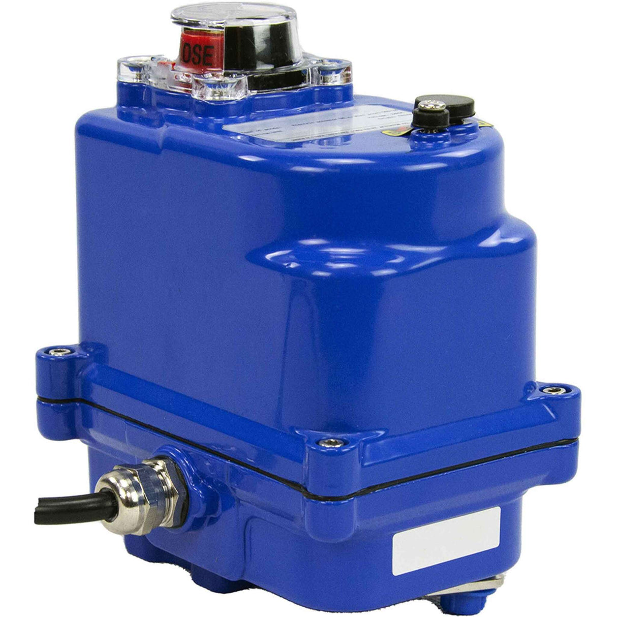 Actionneur électrique quart de tour Elephant 003 bleu 12 V