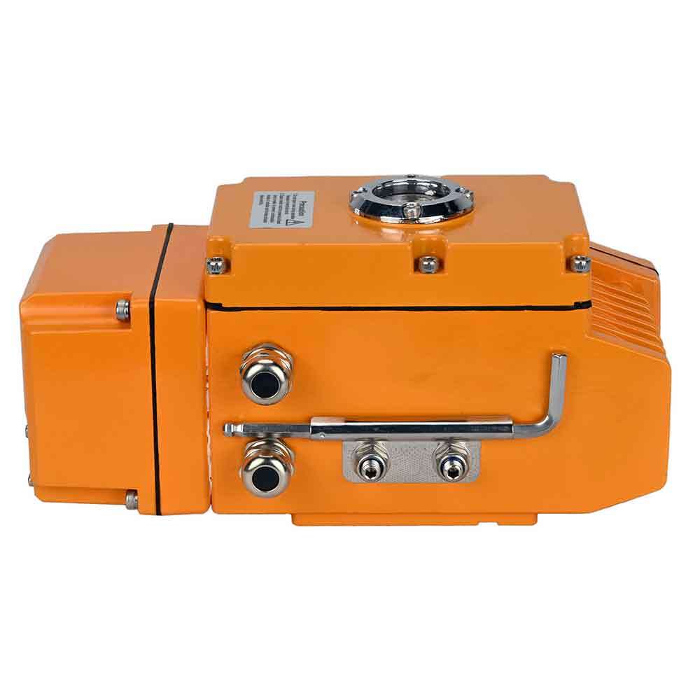 Quarter-turn electric actuator Elephant QT 005-040 220V with feedback sensor and 0-10 V input control signal