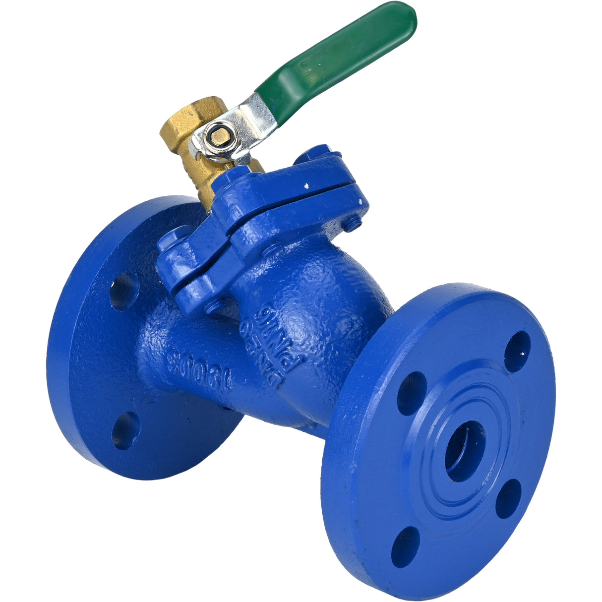 Mesh filter Elephant FMY1131MG-F flanged, body - cast iron GG25, mesh - SS304, Y-shaped, gasket - stainless steel 201+graphite, with drain valve