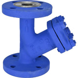 Mesh filters Elephant FMY2131-F Y-shaped, flanged, body - carbon steel GS-C25, mesh - AISI/SS 304, gasket - PTFE