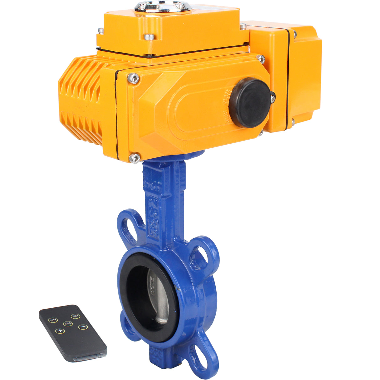 Water Butterfly Valve Elephant ggg50-316l-epdm-elephant-110/220-0-10, body material - cast iron GGG50, disk material - stainless steel AISI 316L, seal - EPDM, electric actuator operated