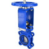 Knife gate valve Elephant GVKN1331E-2W-Fb-S, body material - cast iron GGG40, knife material - stainless steel AISI 304, seal - EPDM, handwheel