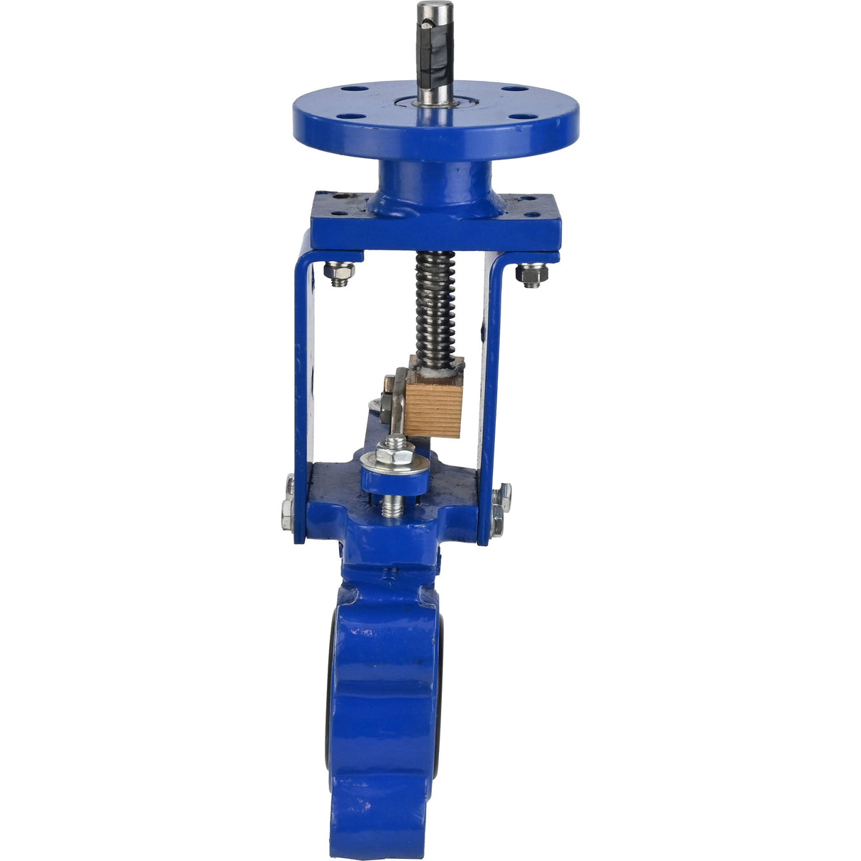 Knife gate valve Elephant GVKN1331E-2W-Fb-ISO, body material - cast iron GGG40, knife material - stainless steel AISI 304, seal - EPDM, stem only