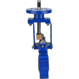 Knife gate valve Elephant GVKN1331N-2W-Fb-ISO, body material - cast iron GGG40, knife material - stainless steel AISI 304, seal - NBR, stem only