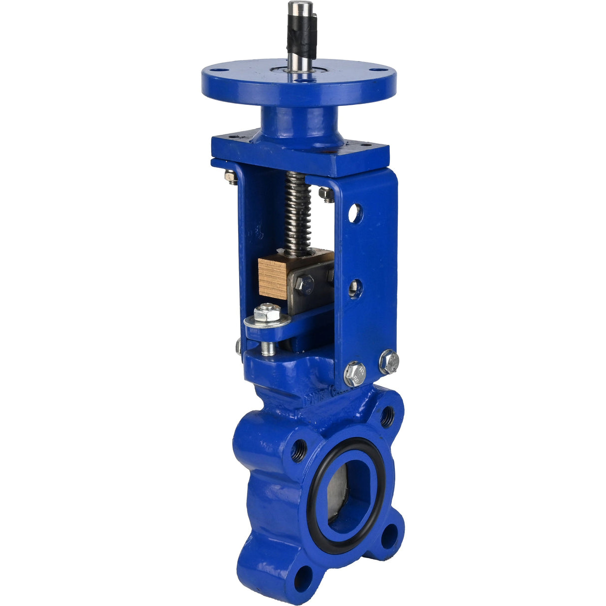Knife gate valve Elephant GVKN1331E-2W-Fb-ISO, body material - cast iron GGG40, knife material - stainless steel AISI 304, seal - EPDM, stem only