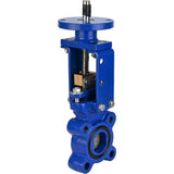 Knife gate valve Elephant GVKN1331E-2W-Fb-ISO, body material - cast iron GGG40, knife material - stainless steel AISI 304, seal - EPDM, stem only