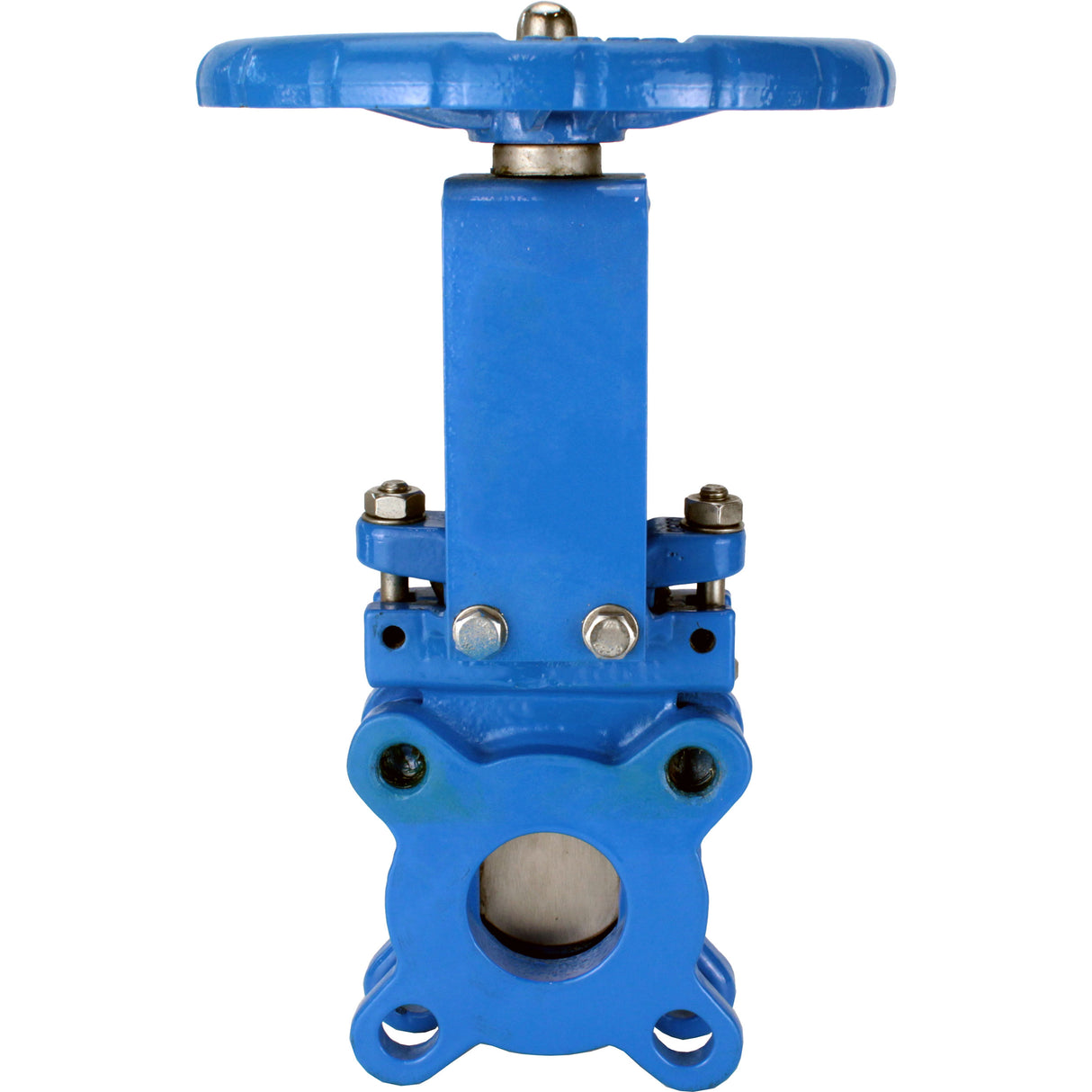 Knife gate valve Elephant GVKN1331N-2W-Fb-S, body material - cast iron GGG40, knife material - stainless steel AISI 304, seal - NBR, handwheel