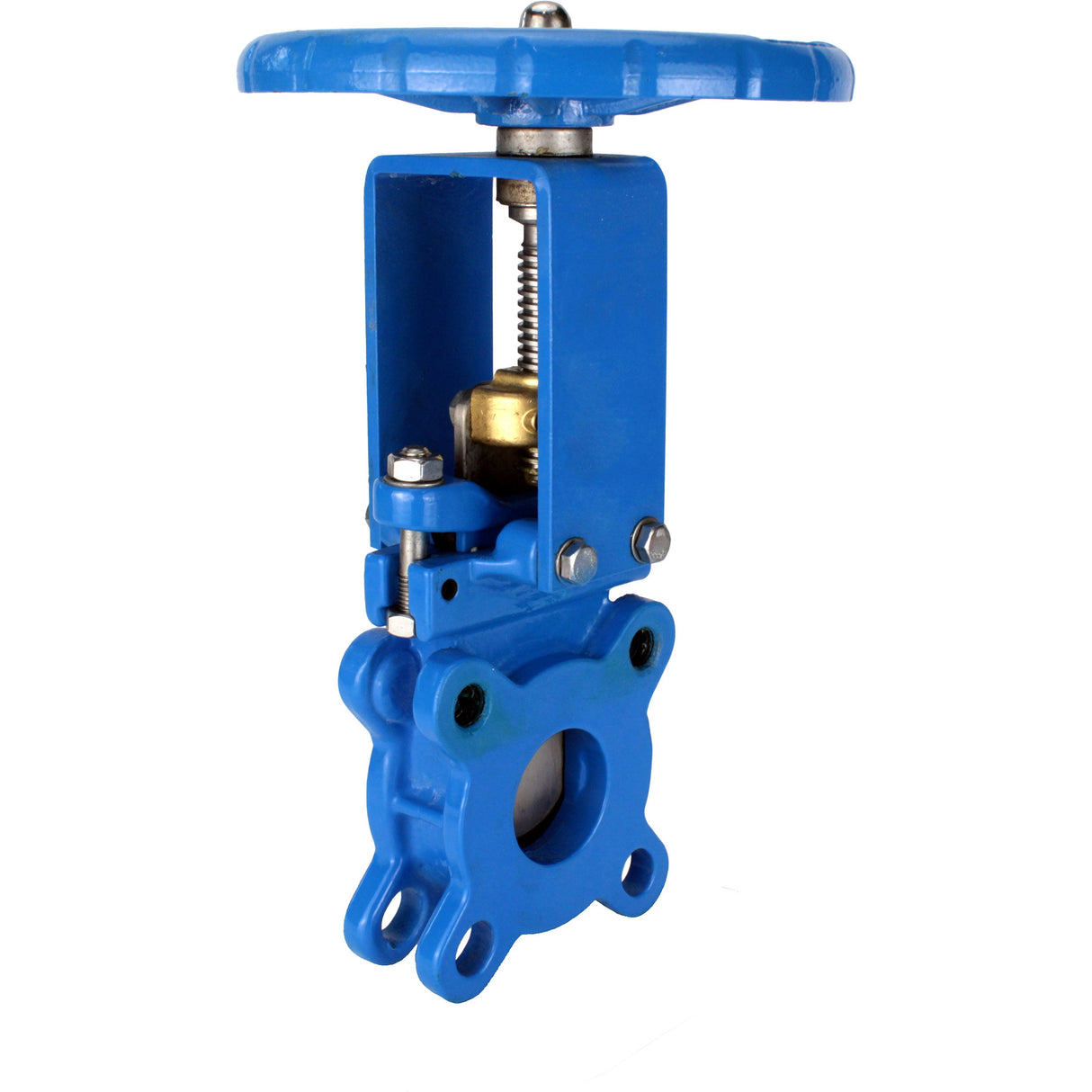 Knife gate valve Elephant GVKN1331N-2W-Fb-S 16 bar, body material - cast iron GGG40, knife material - stainless steel AISI 304, seal - NBR, handwheel