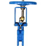Knife gate valve Elephant GVKN1331N-2W-Fb-S, body material - cast iron GGG40, knife material - stainless steel AISI 304, seal - NBR, handwheel