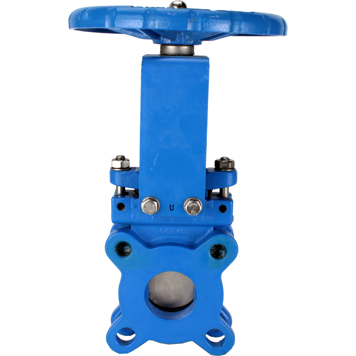 Knife gate valve Elephant GVKN1331N-2W-Fb-S, body material - cast iron GGG40, knife material - stainless steel AISI 304, seal - NBR, handwheel