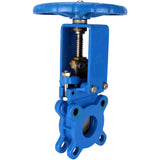 Knife gate valve Elephant GVKN1331N-2W-Fb-S, body material - cast iron GGG40, knife material - stainless steel AISI 304, seal - NBR, handwheel
