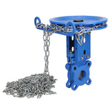 Knife gate valve Elephant GVKR1331N-2W-Fb-CC, body material - cast iron GGG40, knife material - stainless steel AISI 304, seal - NBR, handwheel with chain