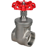 Wedge gate valve Elephant GVWR3131M-2W-T-S, body material - stainless steel AISI 304, wedge material - stainless steel AISI 304, seal - metal, handwheel