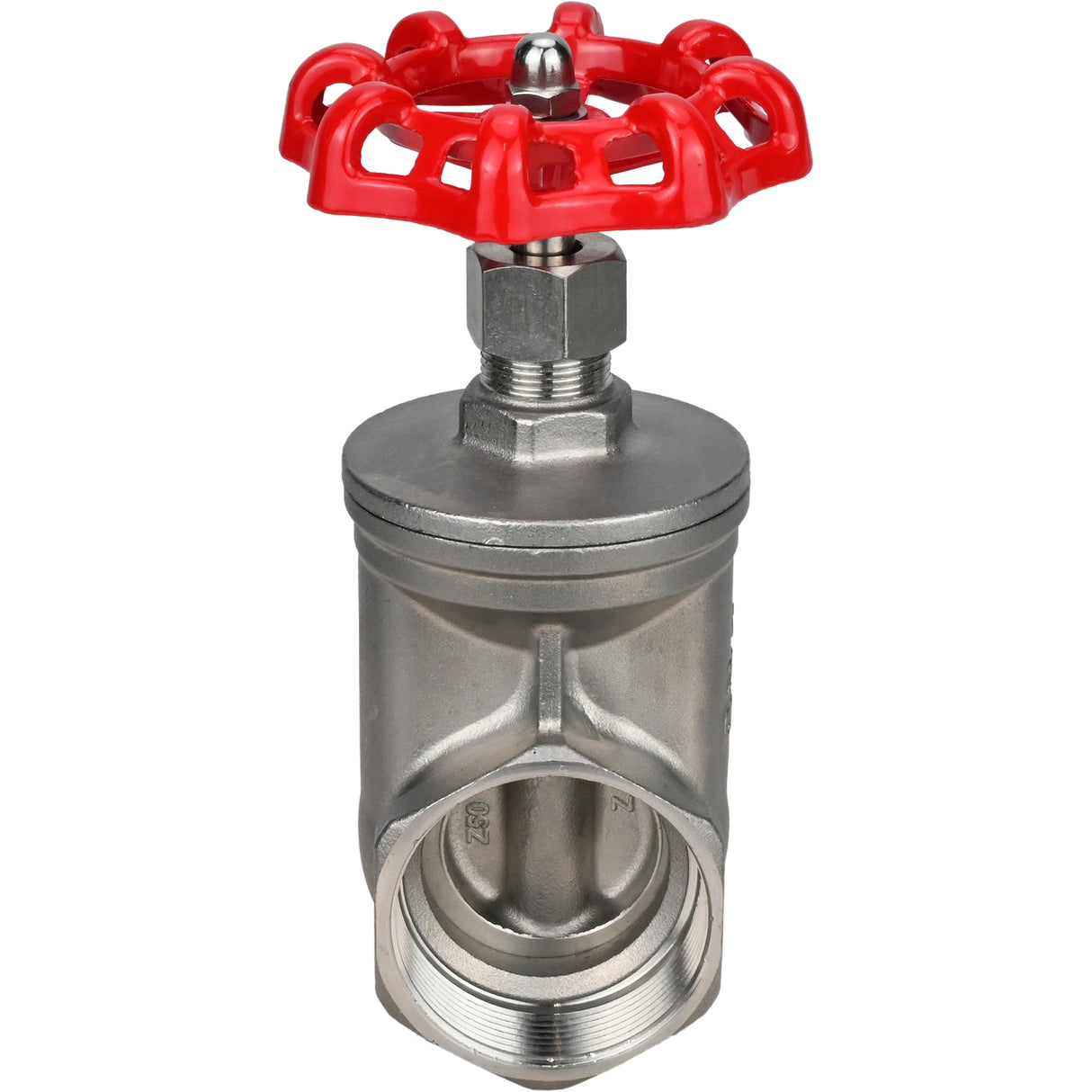 Wedge gate valve Elephant GVWR3131M-2W-T-S, body material - stainless steel AISI 304, wedge material - stainless steel AISI 304, seal - metal, handwheel