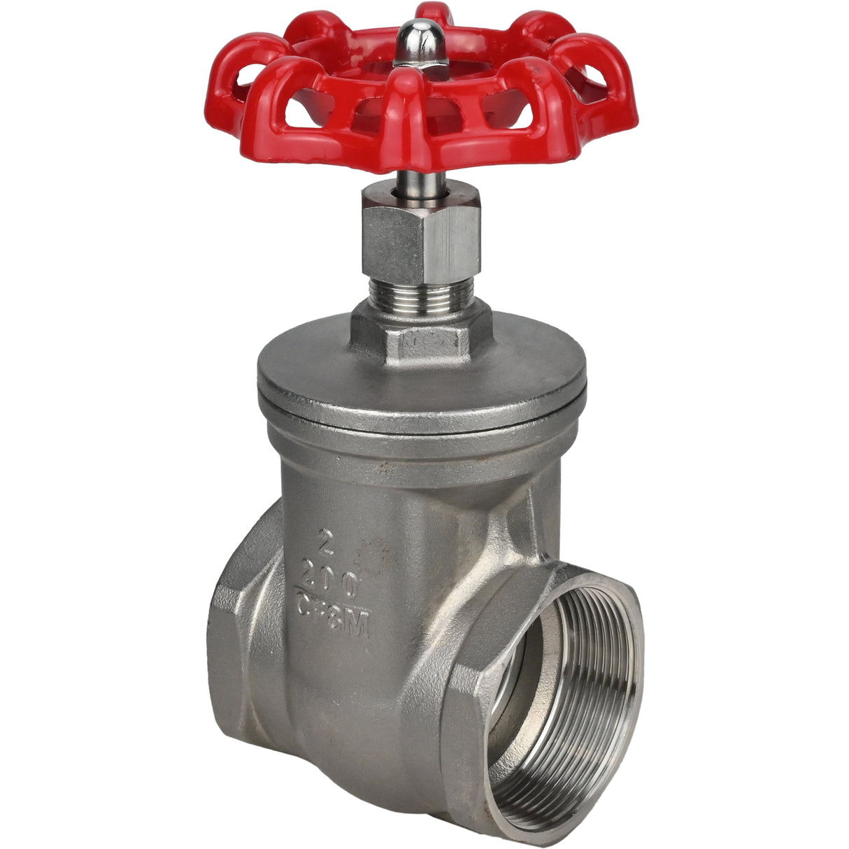 Wedge gate valve Elephant GVWR3131M-2W-T-S, body material - stainless steel AISI 304, wedge material - stainless steel AISI 304, seal - metal, handwheel