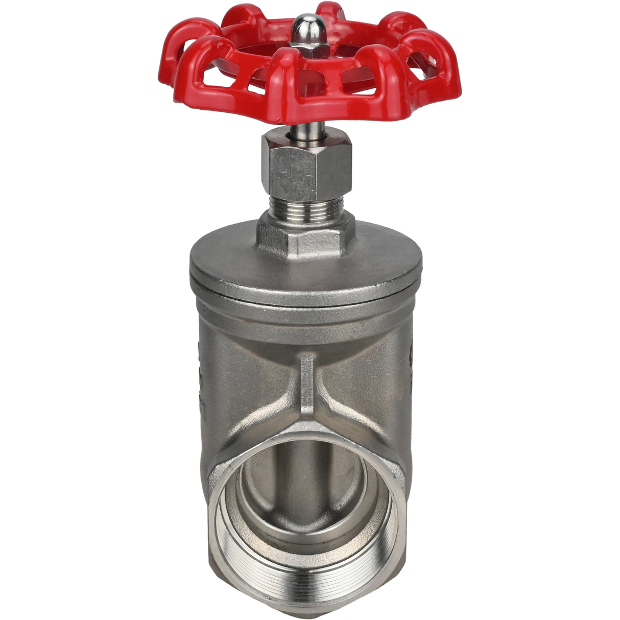 Wedge gate valve Elephant GVWR3131M-2W-T-S, body material - stainless steel AISI 304, wedge material - stainless steel AISI 304, seal - metal, handwheel