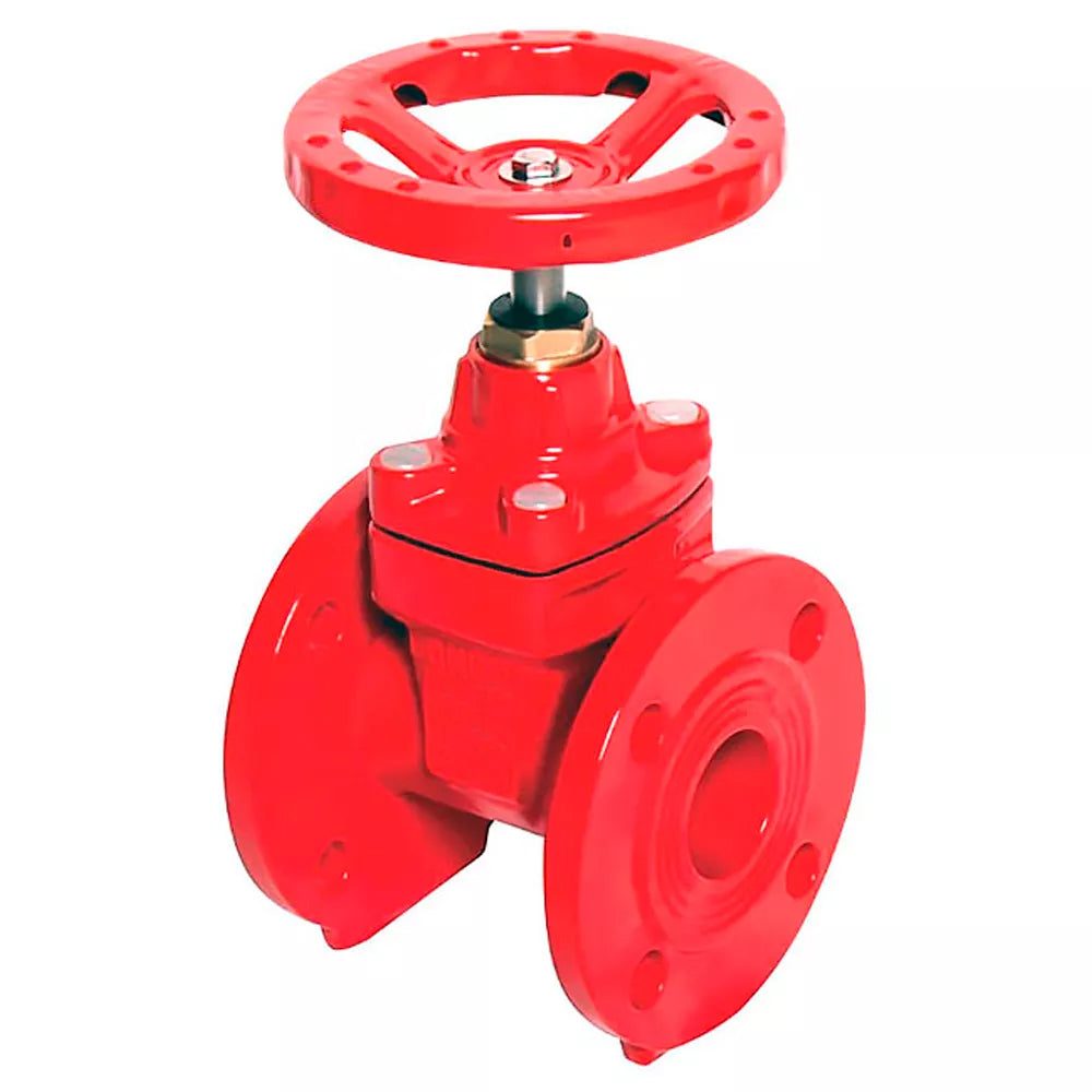 Wedge gate valve Elephant 30X39H GVWN1414S-2W-F-S, body material - cast iron GGG50, wedge material - cast iron + silicon, seal - silicon, handwheel, color - red