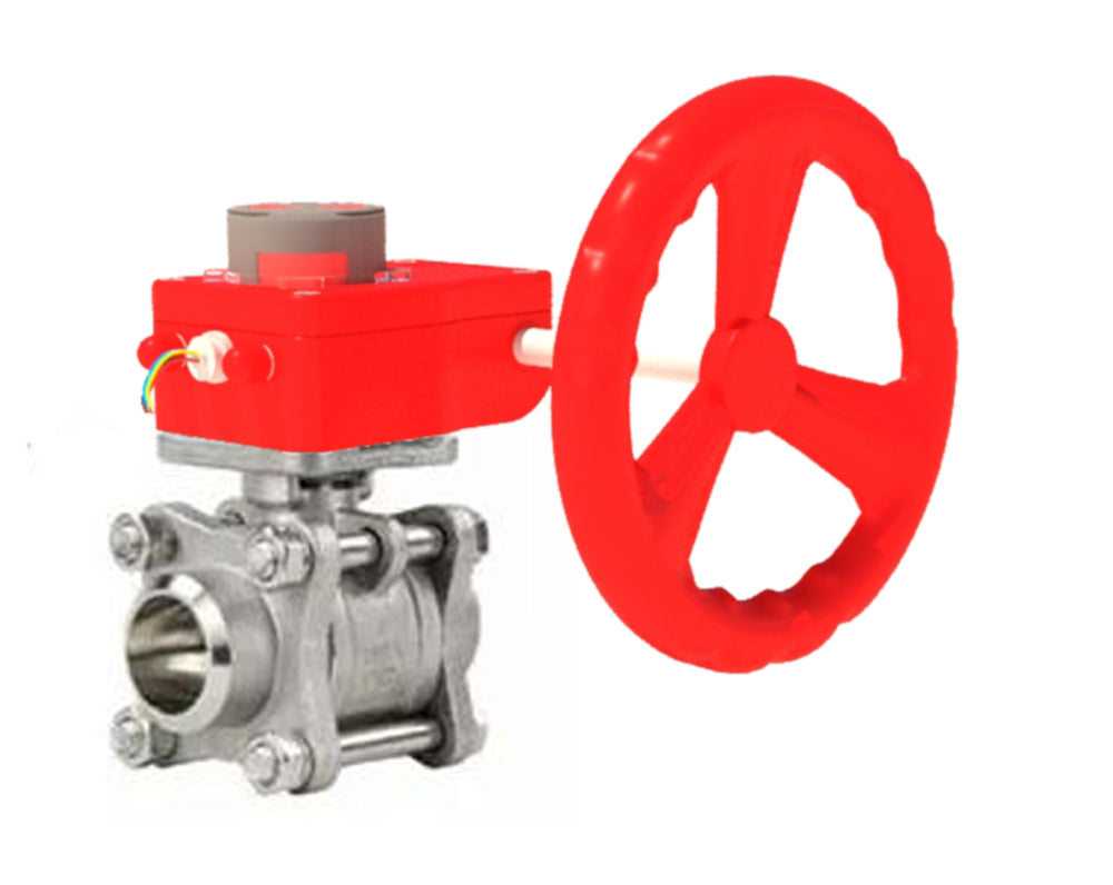 Stainless steel ball valve Elephant kshpp-316200-iso_hgb, body material - stainless steel AISI 316, ball material - stainless steel AISI 316, seal - PTFE, handle operated