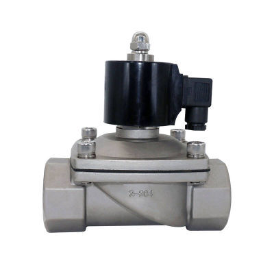 Two way normally open direct acting electric solenoid valve Elephant VS2W-101V-NO VITON 110/220V, body material - stainless steel AISI 304, seal - Viton