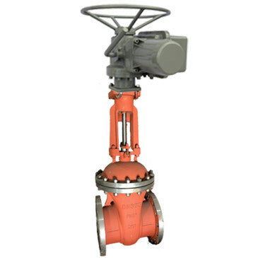 Wedge gate valve Elephant PSI363 flange connection, body material – steel 25L, seal material – metal/metal, electric actuator GZ-380V