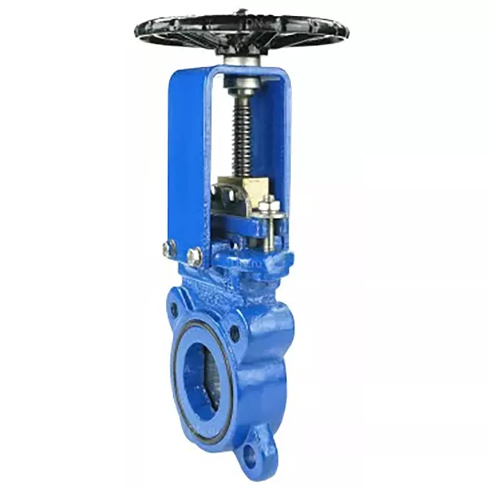 Knife gate valve Elephant GVKN1331N-2W-Fb-S, body material - cast iron GGG40, knife material - stainless steel AISI 304, seal - NBR, handwheel