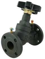 Static balancing valve Elephant PSI 232 cast iron, flanged connection with nipples