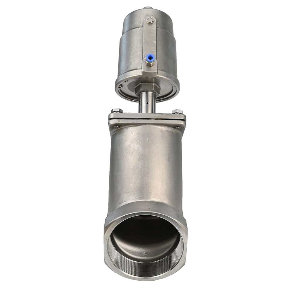 Pneumatic valve Elephant VS3232PV-T-1PNC PSI232/PSI362, body material - stainless steel CF8M, threaded, Y-shaped