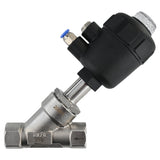 Pneumatic valve Elephant VS324PV-T-1PNC PSI362, body material - stainless steel CF8M, threaded, Y-shaped