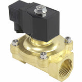 Two way normally closed direct acting electric solenoid valve Elephant VS2W-200V-NC VITON 220V, body material - brass, seal - Viton
