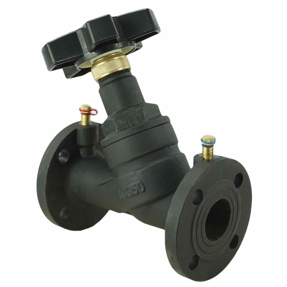 Static balancing valve Elephant VB1431V-F 16 bar cast iron, flanged connection with nipples