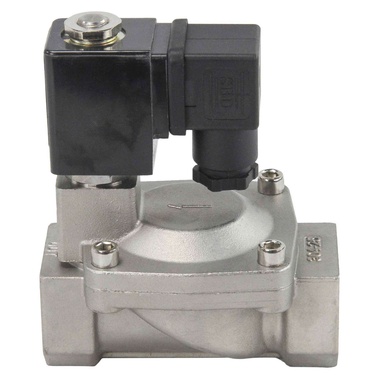 Two way normally closed indirect acting electric solenoid valve Elephant VS2W-401E-PU-NC G EPDM 220V, body material - stainless steel AISI 304, seal - EPDM