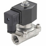 Two way normally closed direct acting electric solenoid valve Elephant VS2W-201V-NC VITON 24V, body material - stainless steel AISI 304, seal - Viton