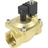 Two way normally closed indirect acting electric solenoid valve Elephant VS2W-400V-PU-NC G VITON 24V, body material - brass, seal - Viton