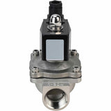 Two way normally closed direct acting electric solenoid valve Elephant VS2W-301N-NC NBR 24V, body material - stainless steel AISI 304, seal - NBR