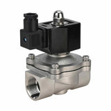 Two way normally closed direct acting electric solenoid valve Elephant VS2W-301N-NC NBR 220V, body material - stainless steel AISI 304, seal - NBR